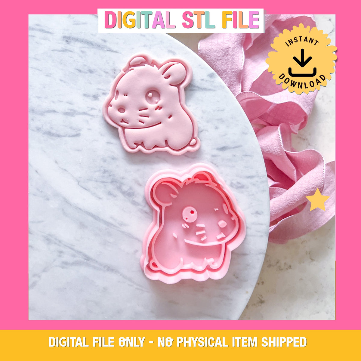"Cute Capybura" - Cookie Cutter & Stamp