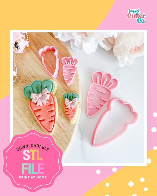 "Carrot" Cutter & Stamp Set - STL Files