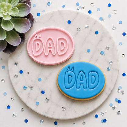 "DAD Bluey Font" - Cookie Cutter & Stamp