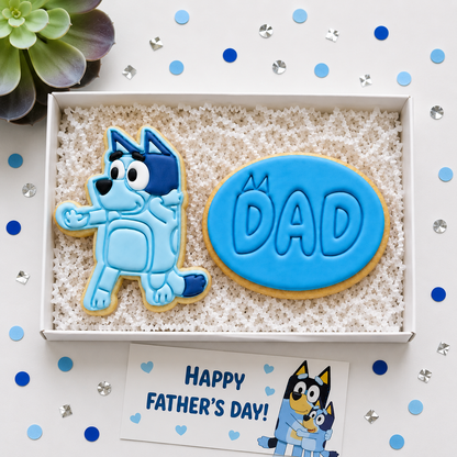 "DAD Bluey Font" - Cookie Cutter & Stamp