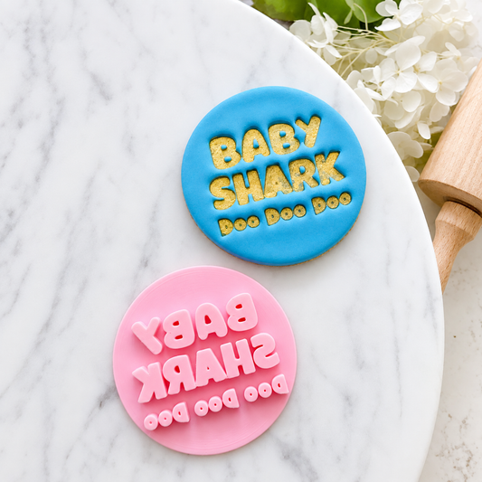 "Baby Shark Do Do Do" Fondant Stamp