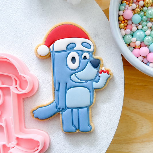 "Christmas Bluey" - Cookie Cutter & Stamp