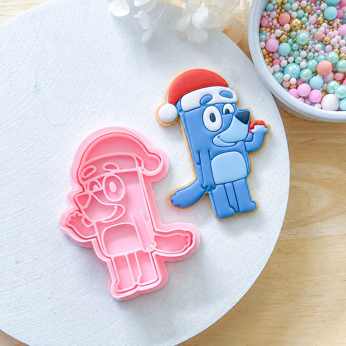 "Christmas Bluey" - Cookie Cutter & Stamp