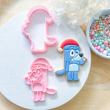 "Christmas Bluey" - Cookie Cutter & Stamp