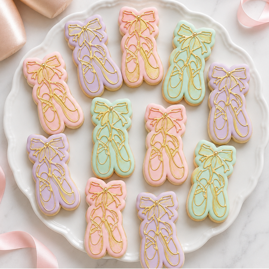 "Ballet Shoes" - Cookie Cutter & Stamp