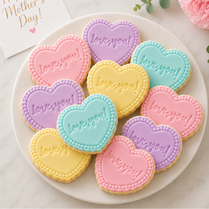 "Frilly Heart" - Cookie Cutter & Stamp