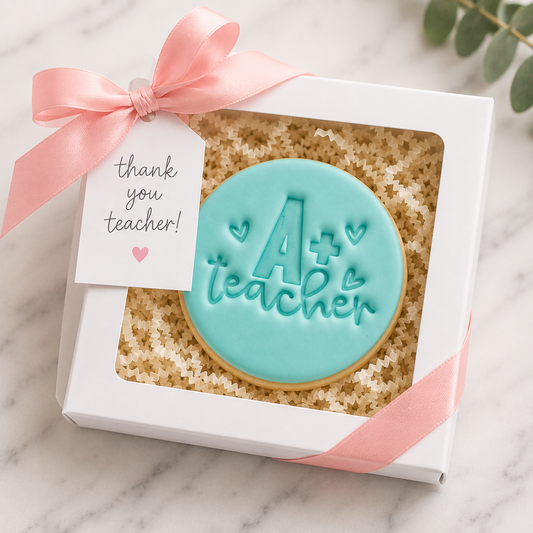 A+ Teacher Fondant Stamp