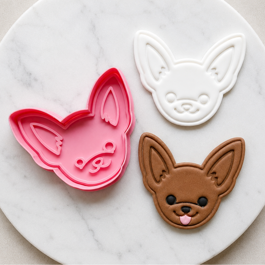 Chiwauwa Cookie Cutter & Stamp