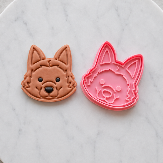 German Shepard Cookie Cutter & Stamp