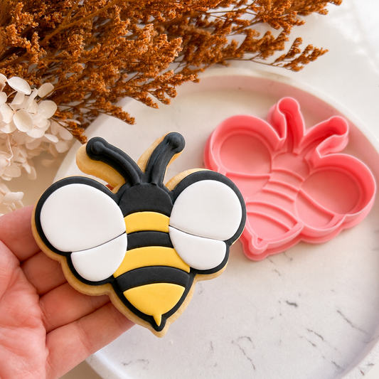 "Cute Bee" - Cookie Cutter & Stamp