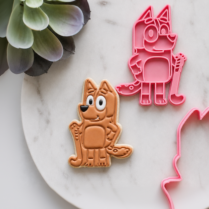 "Chilli Bluey's Mum" - Cookie Cutter & Stamp