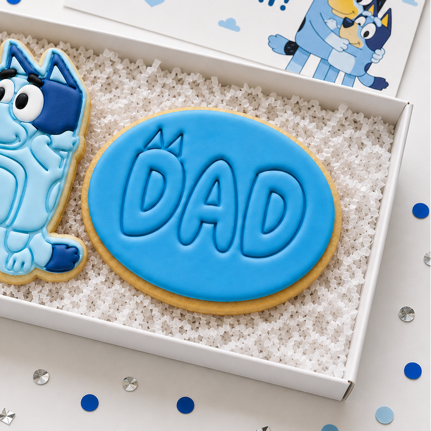 "DAD Bluey Font" - Cookie Cutter & Stamp