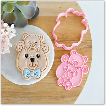 "Papa Bear" Cookie Cutter & Stamp Set