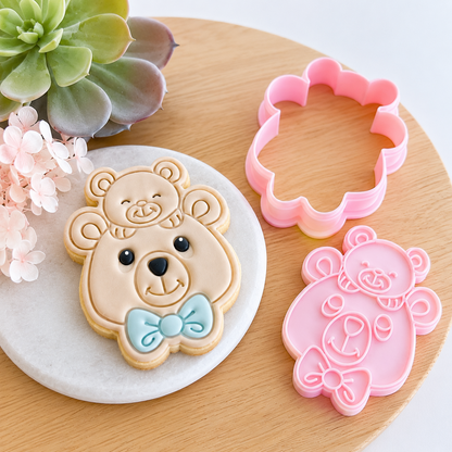 "Papa Bear" Cookie Cutter & Stamp Set