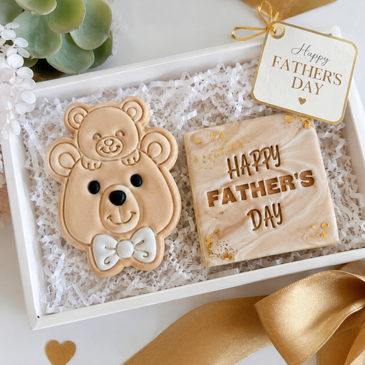 "Happy Father's Day" Fondant Stamp