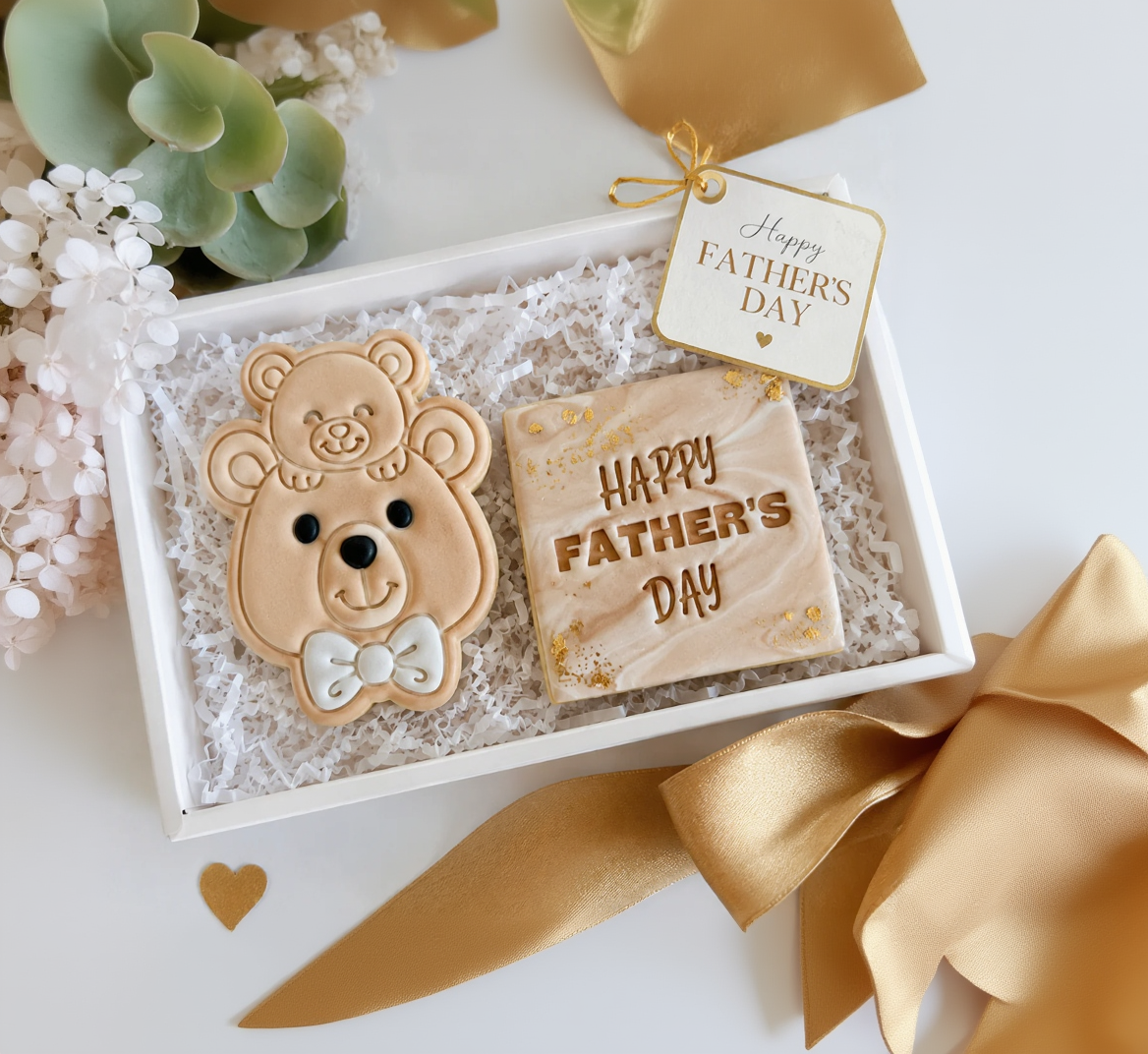 "Happy Father's Day" Fondant Stamp