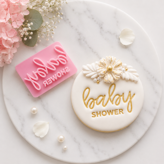 "Baby Shower #2" Fondant Stamp