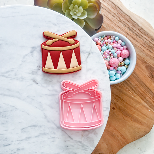 "Drum" Cookie Cutter & Stamp