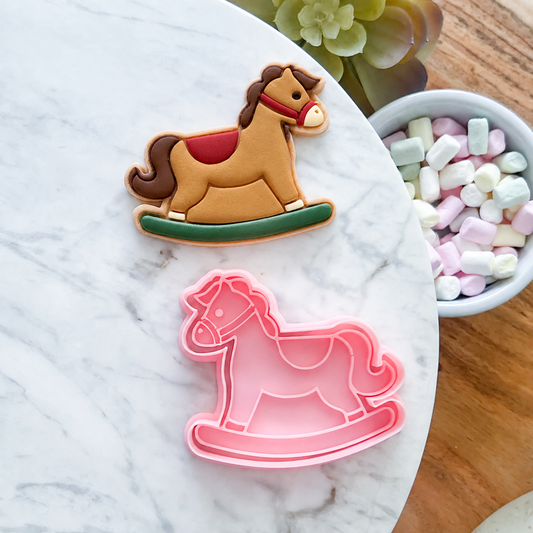 "Rocking Horse" Cookie Cutter & Stamp