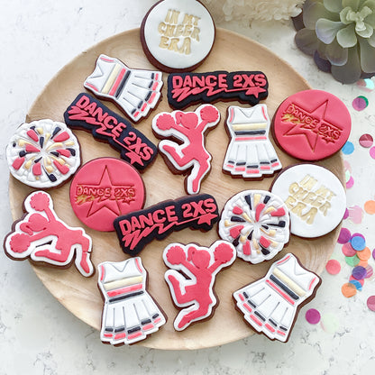 "Cheerleader" - Cutter & Stamp Set