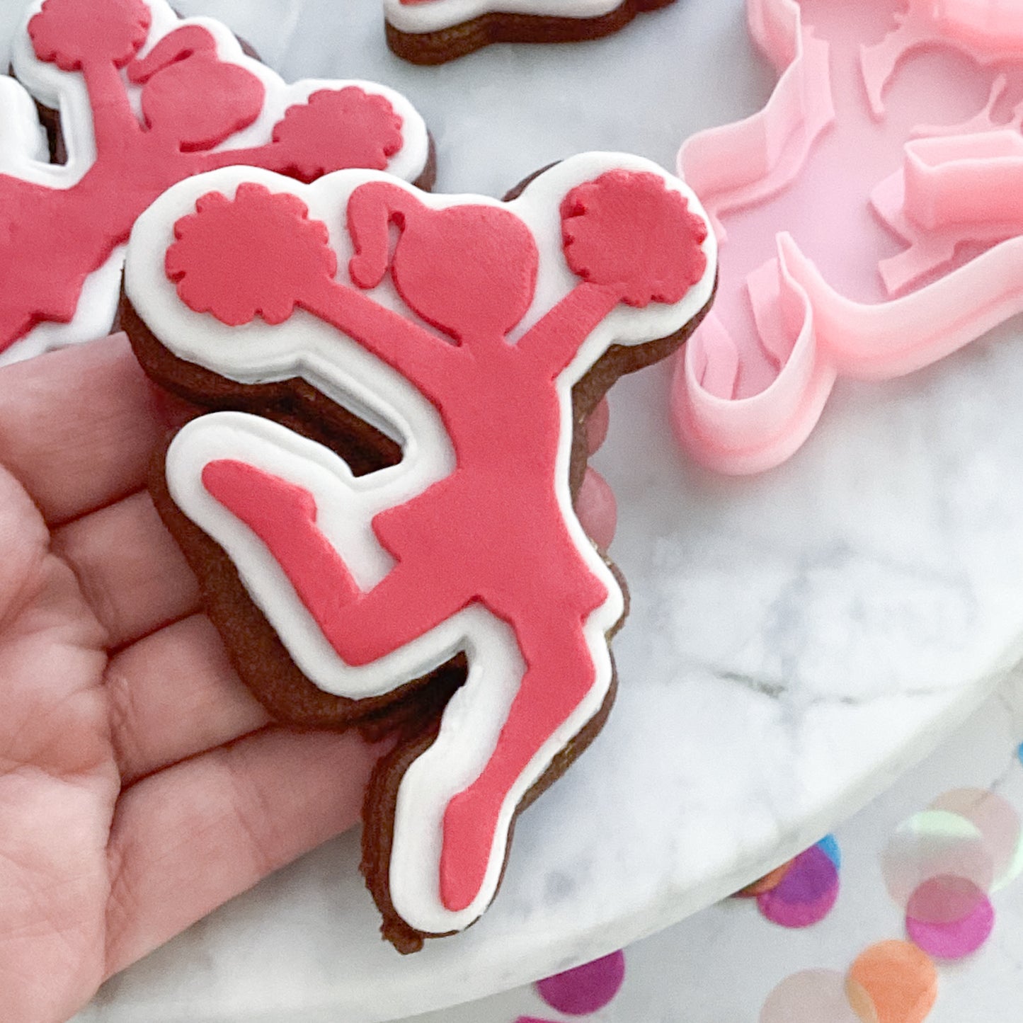 "Cheerleader" - Cutter & Stamp Set