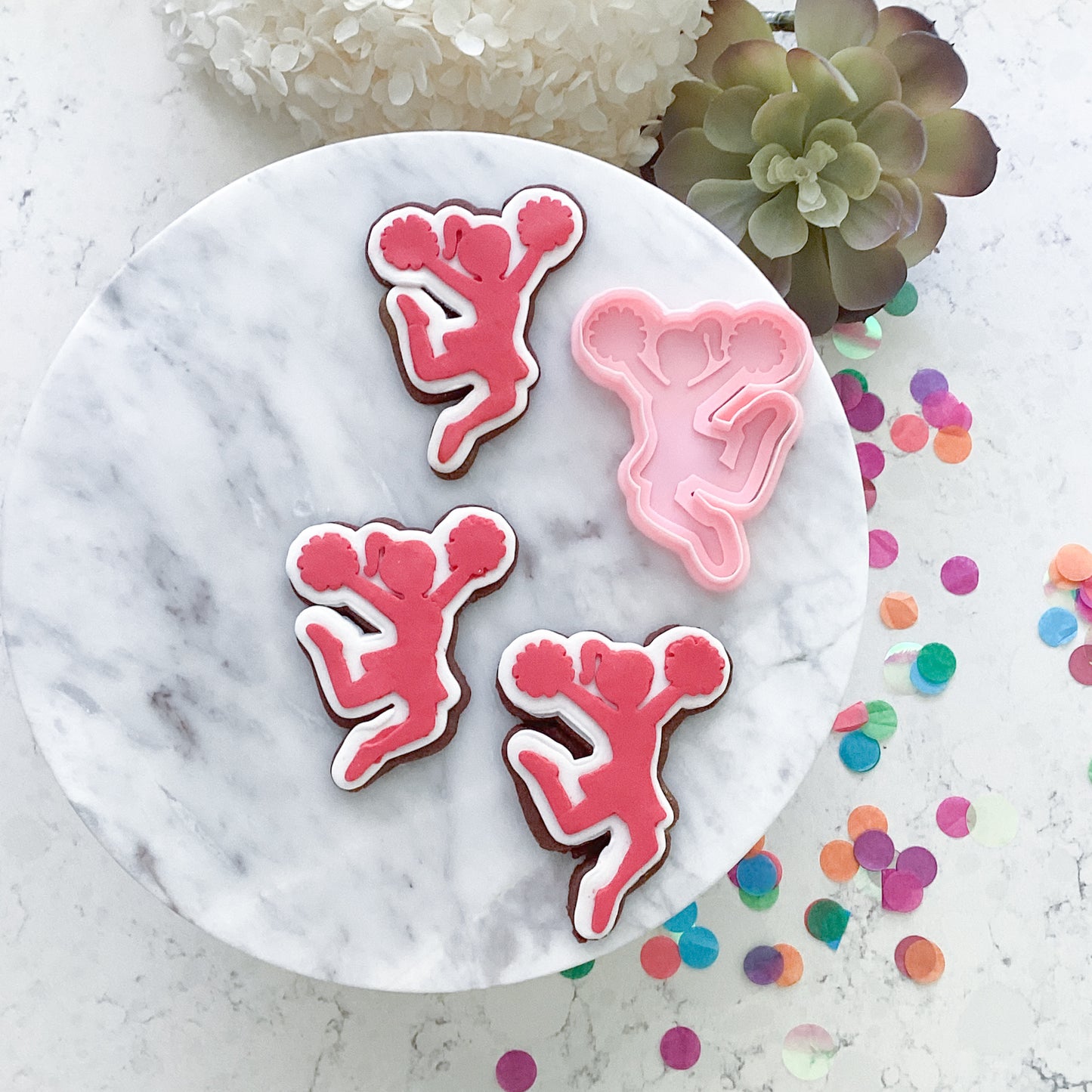 "Cheerleader" - Cutter & Stamp Set