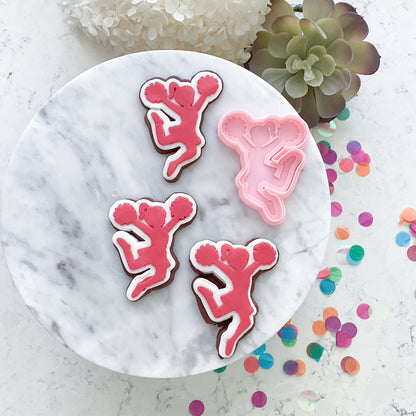 "Cheerleader" - Cutter & Stamp Set