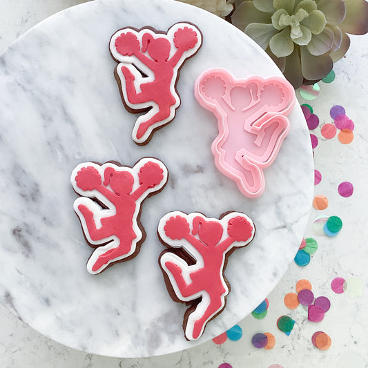 "Cheerleader" - Cutter & Stamp Set