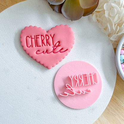 Cherry Cute Fondant Stamp