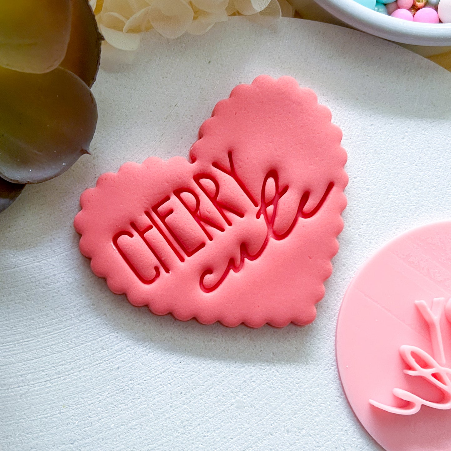 Cherry Cute Fondant Stamp