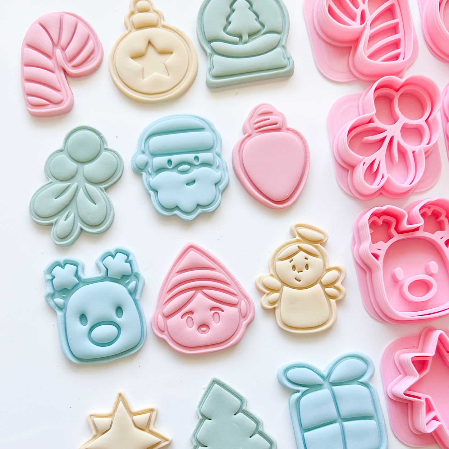 Advent Cookie Set - 12pcs Cutter and Stamp Sets
