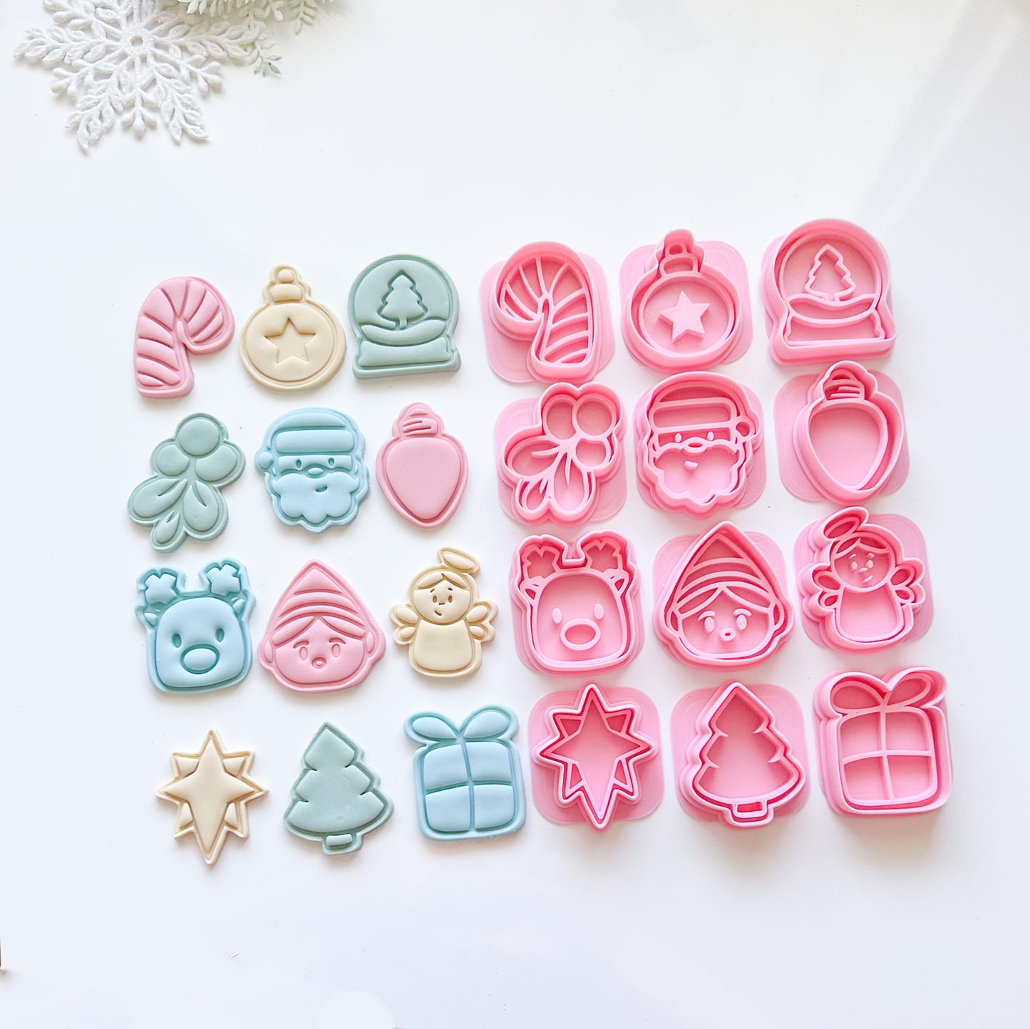 Advent Cookie Set - 12pcs Cutter and Stamp Sets