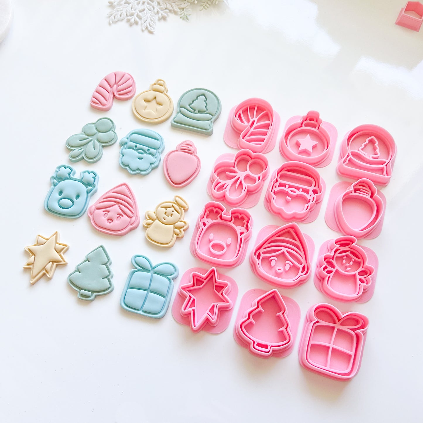 Advent Cookie Set - 12pcs Cutter and Stamp Sets