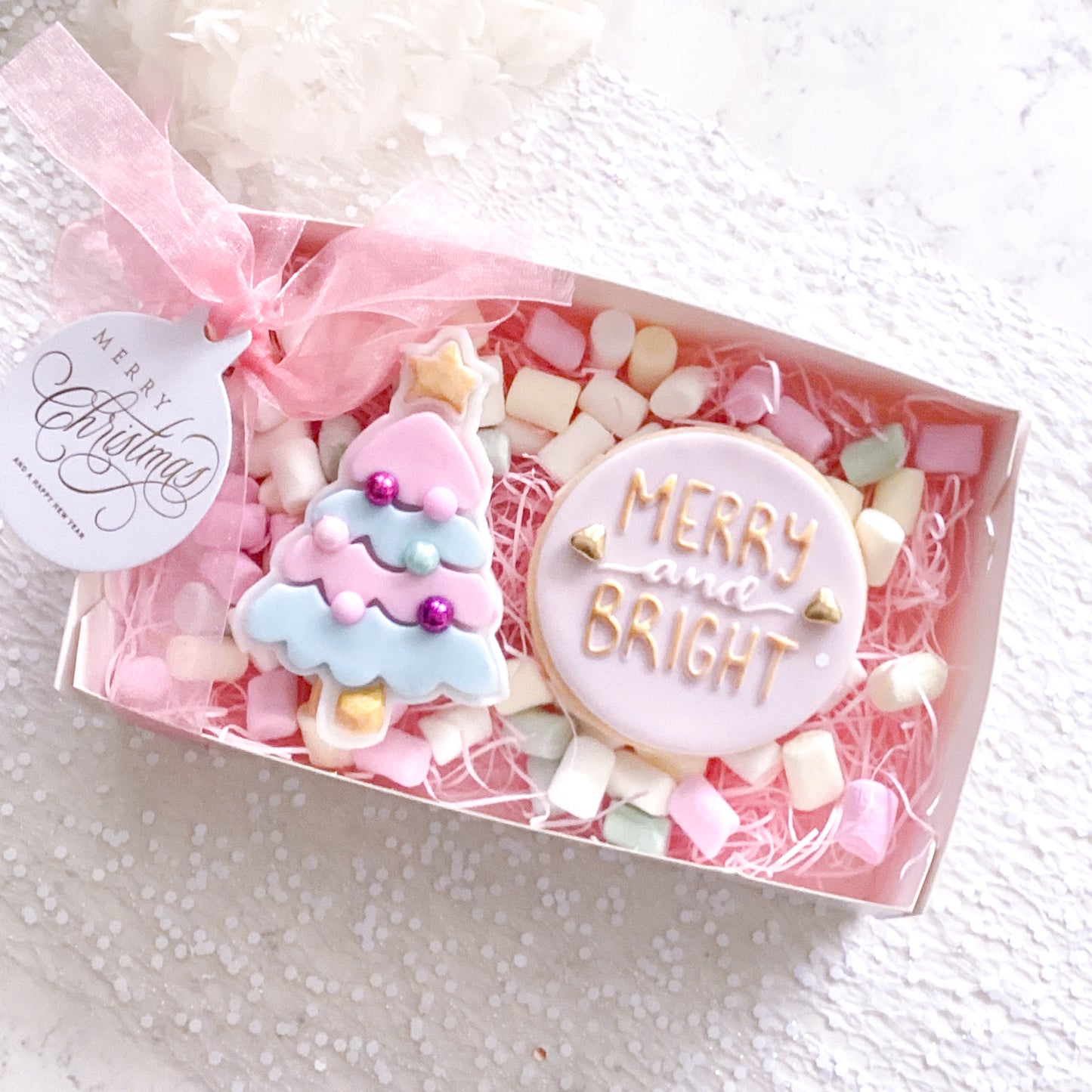 Merry & Bright - Fondant Stamp