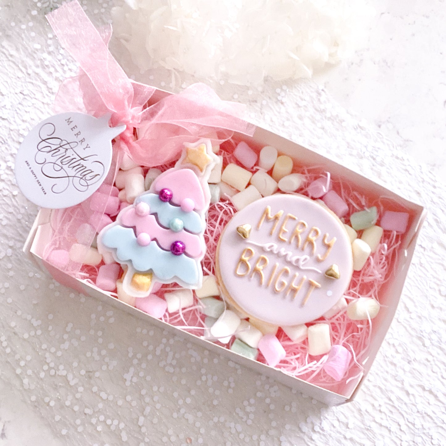 Merry & Bright - Fondant Stamp