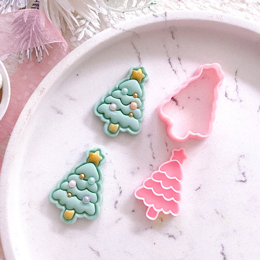 "Christmas Tree with Star" Fondant Mini