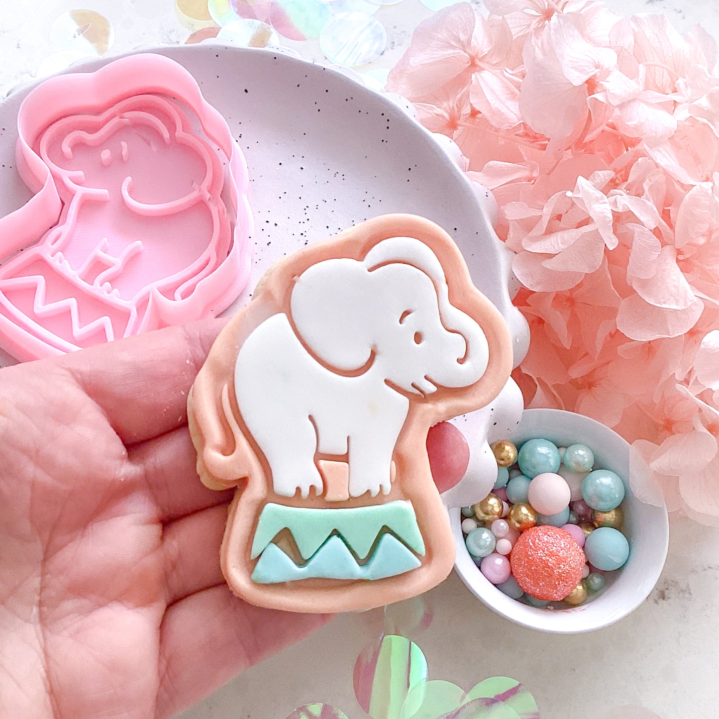 "Circus Elephant" - Cookie Cutter & Stamp