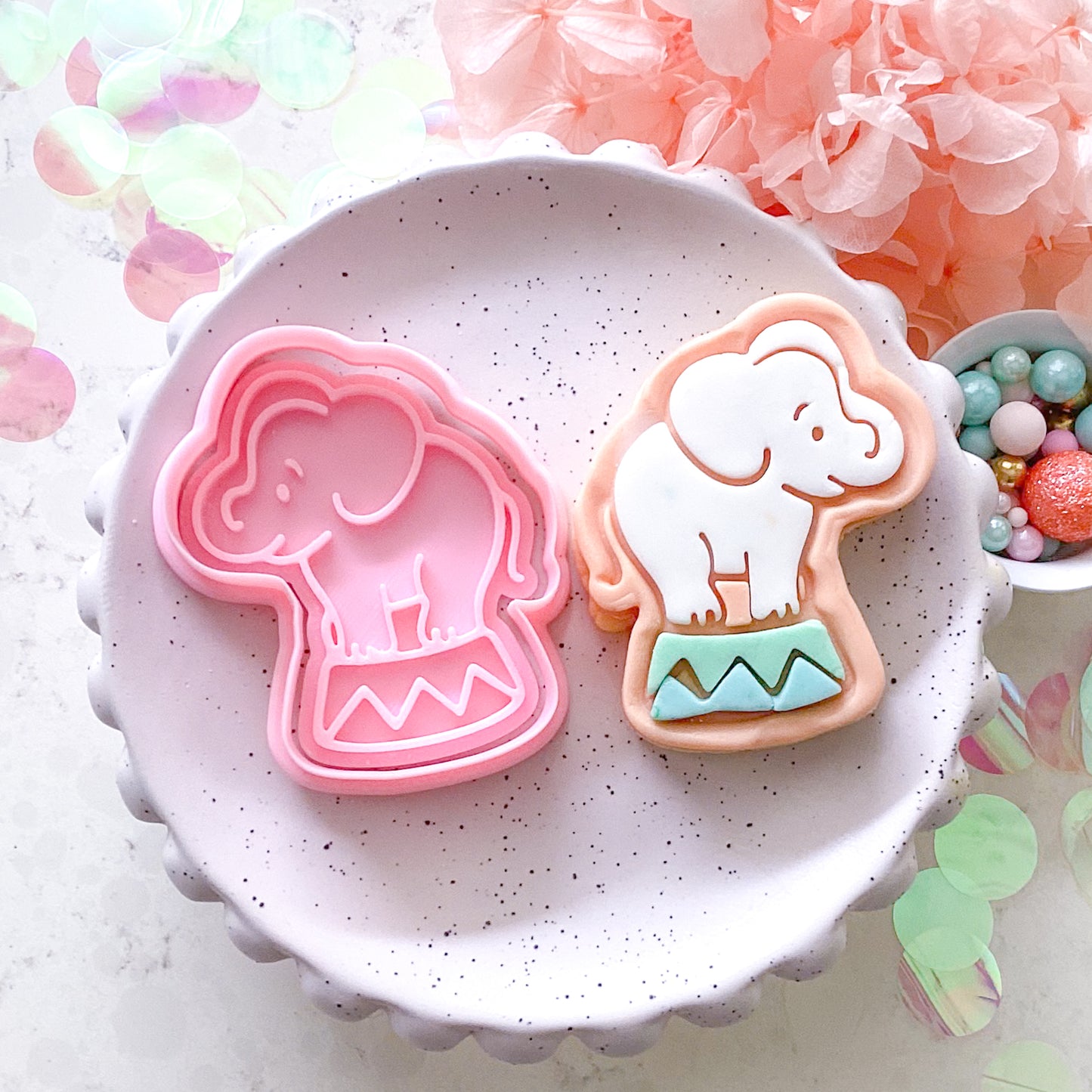 "Circus Elephant" - Cookie Cutter & Stamp