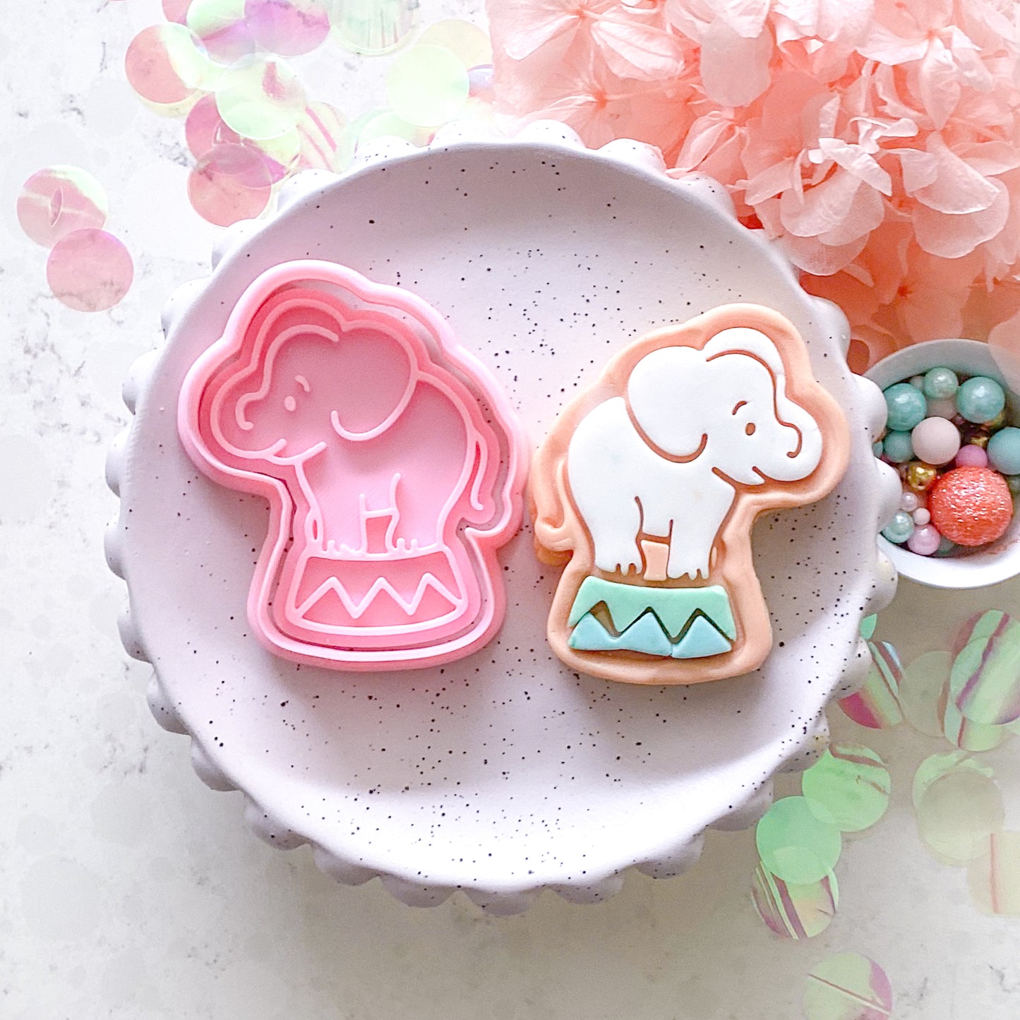 "Circus Elephant" - Cookie Cutter & Stamp