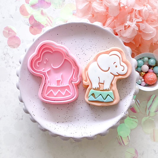 "Circus Elephant" - Cookie Cutter & Stamp