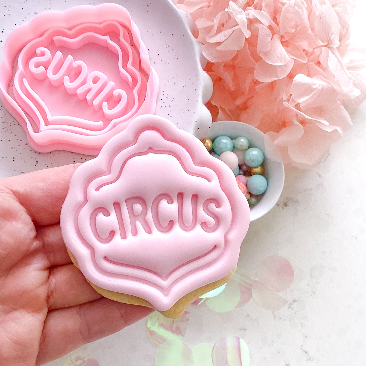 "Circus Sign" - Cookie Cutter & Stamp