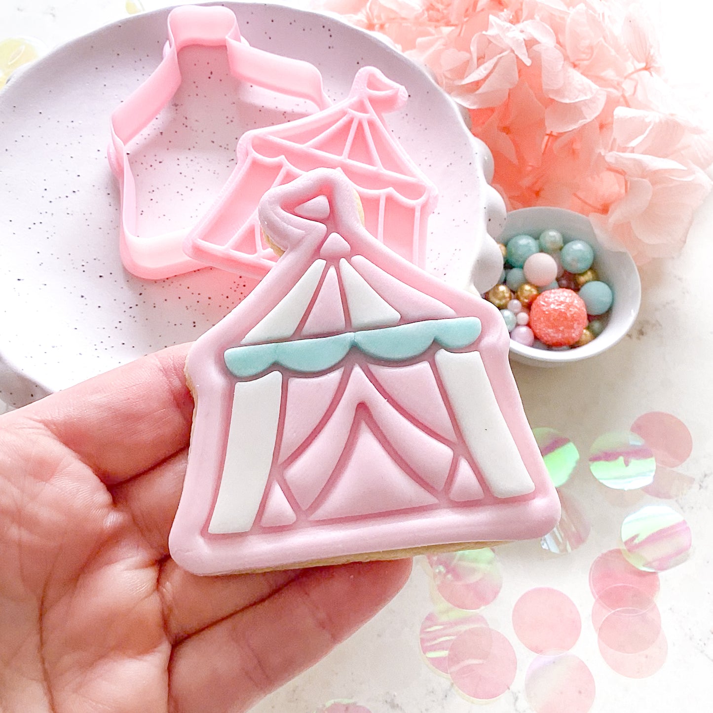"Circus Tent" - Cookie Cutter & Stamp