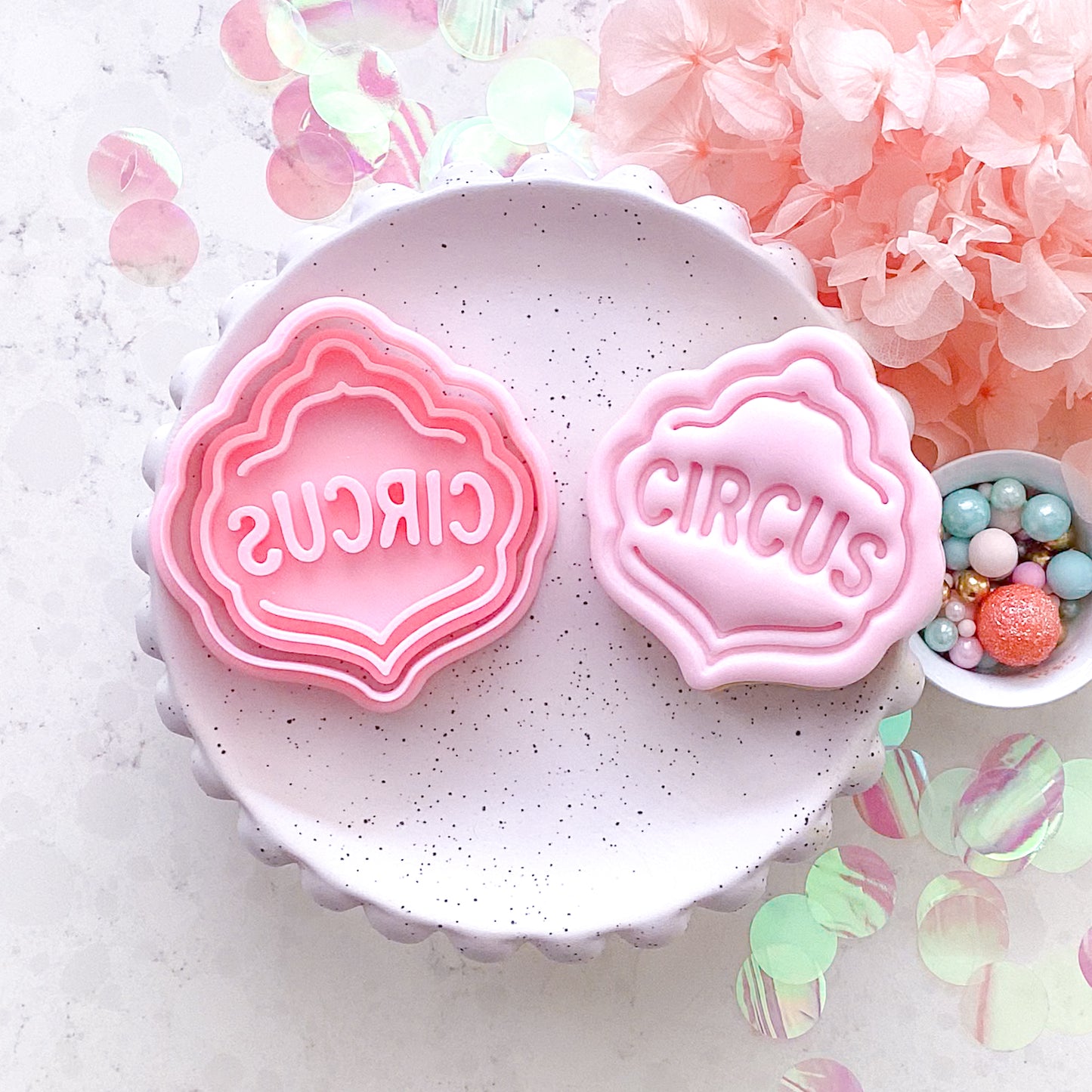 "Circus Sign" - Cookie Cutter & Stamp