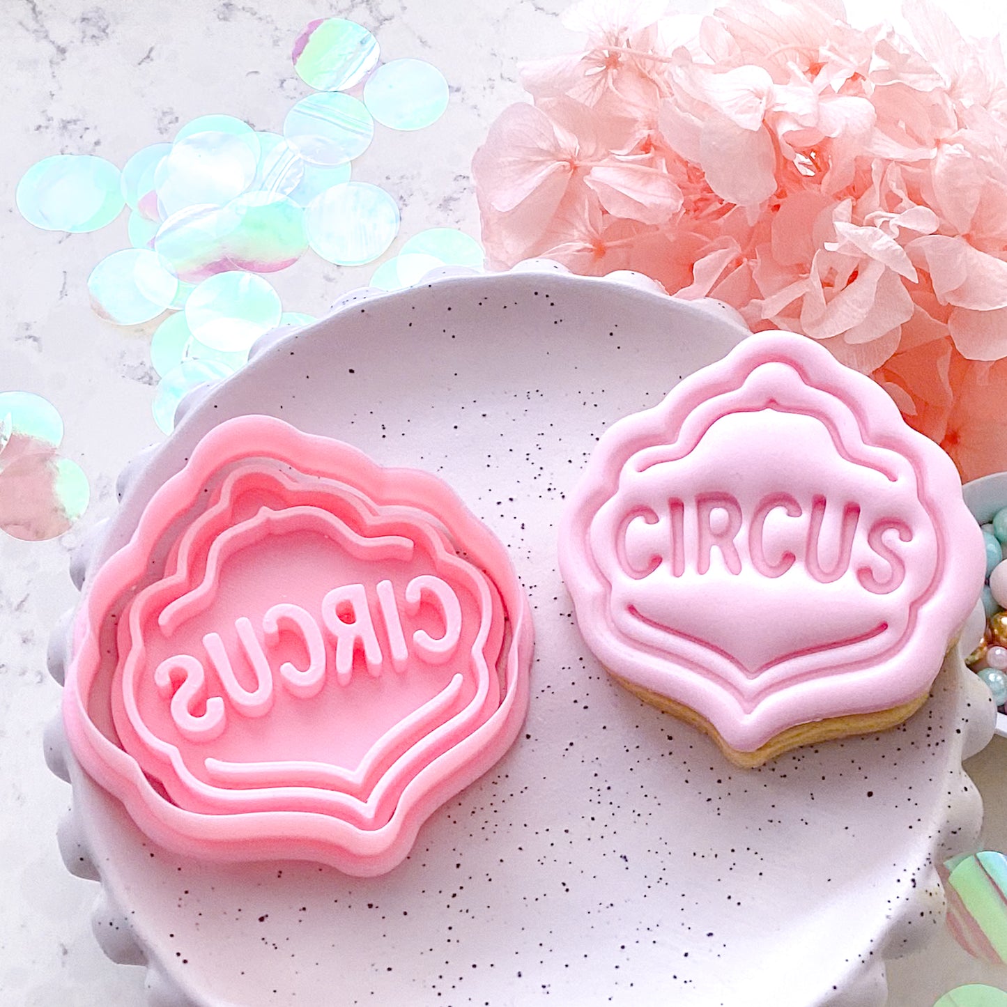 "Circus Sign" - Cookie Cutter & Stamp