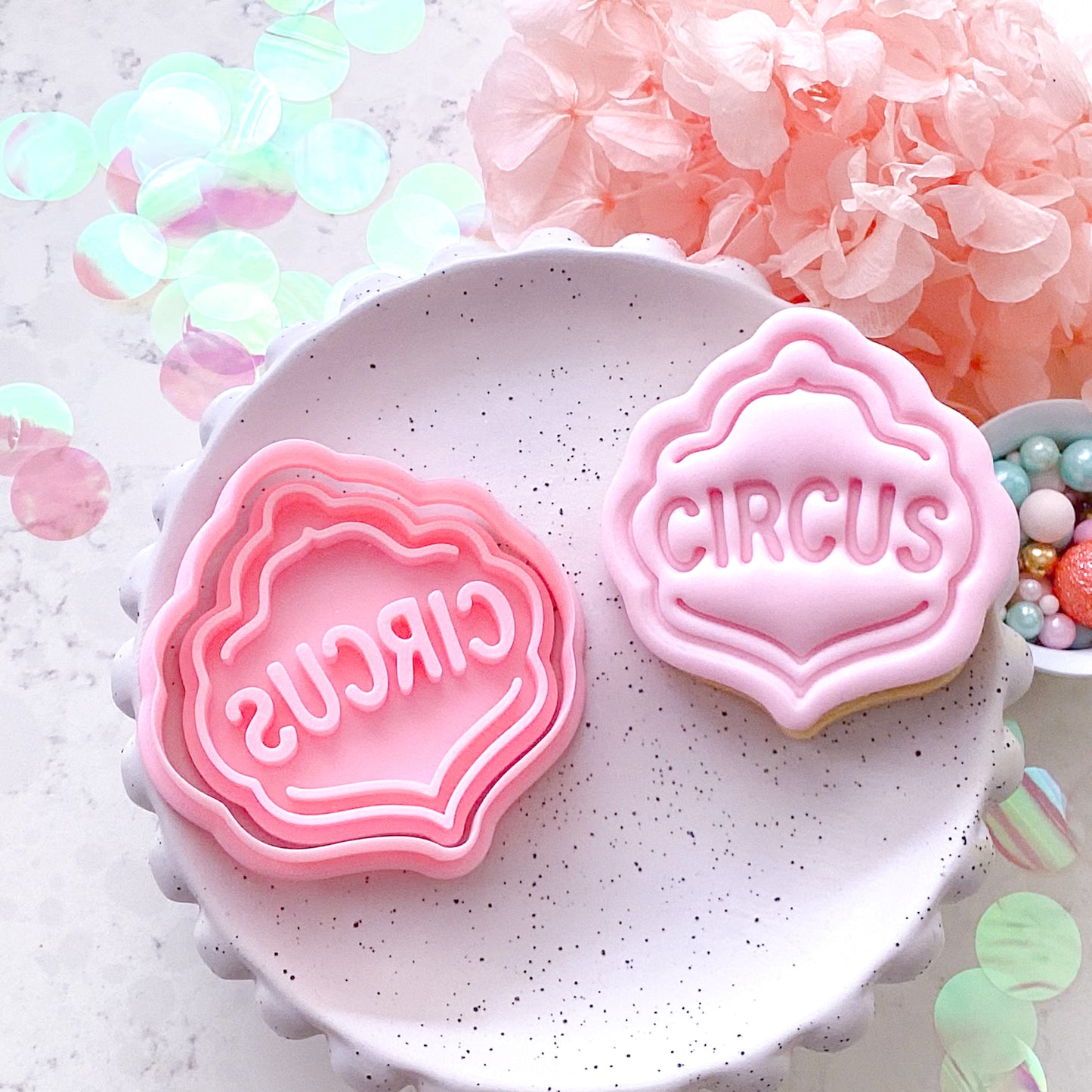 "Circus Sign" - Cookie Cutter & Stamp