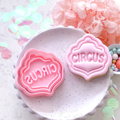 "Circus Sign" - Cookie Cutter & Stamp