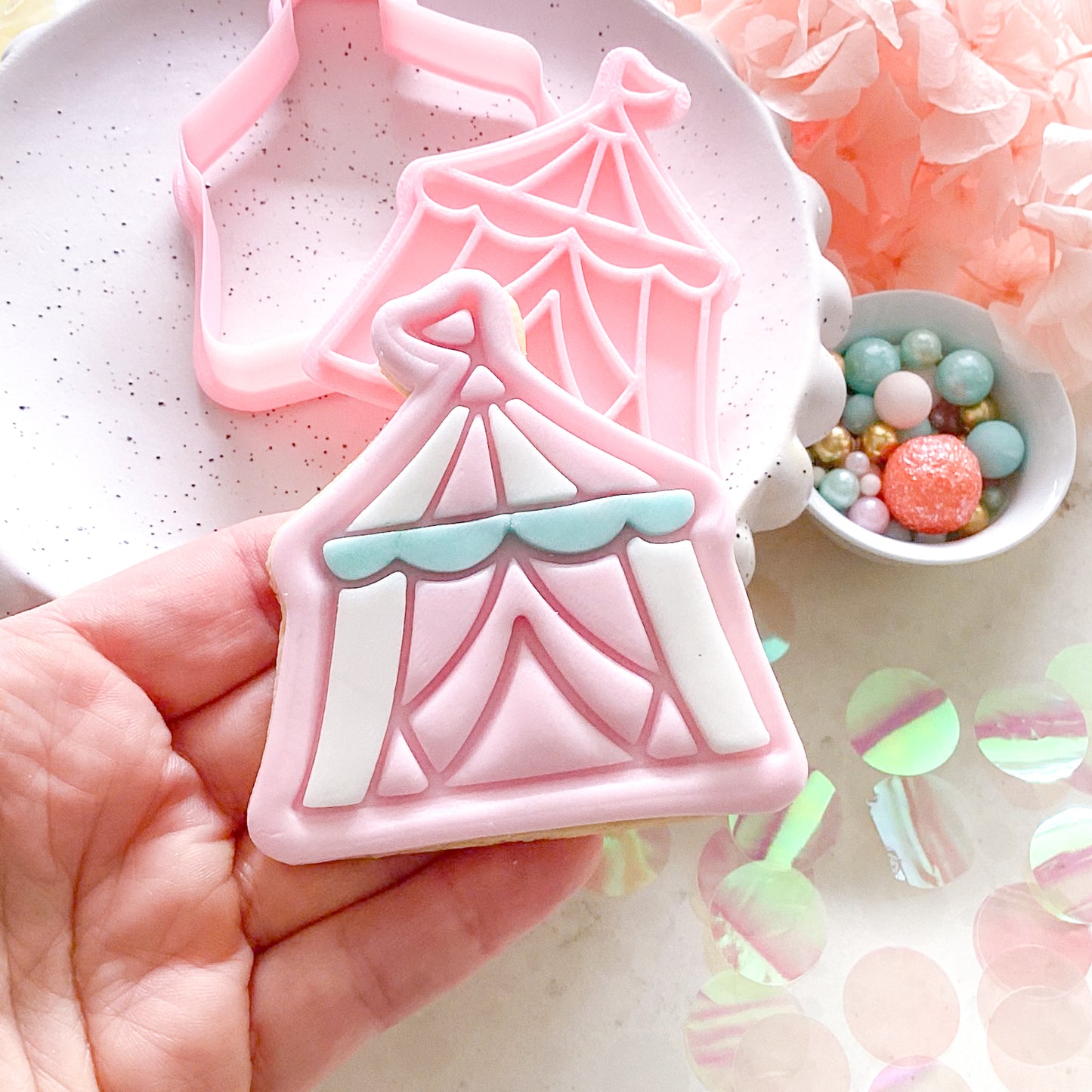 "Circus Tent" - Cookie Cutter & Stamp
