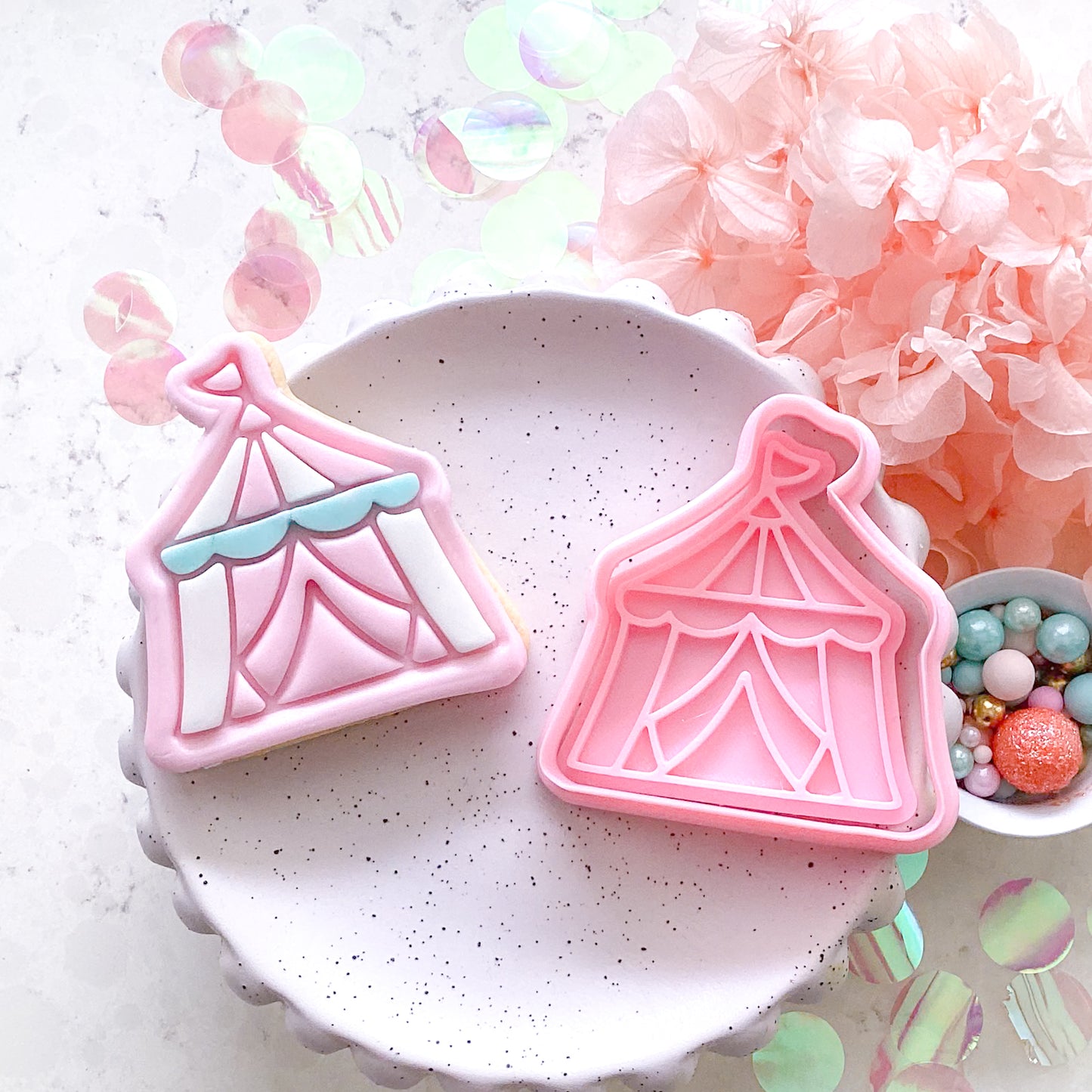 "Circus Tent" - Cookie Cutter & Stamp