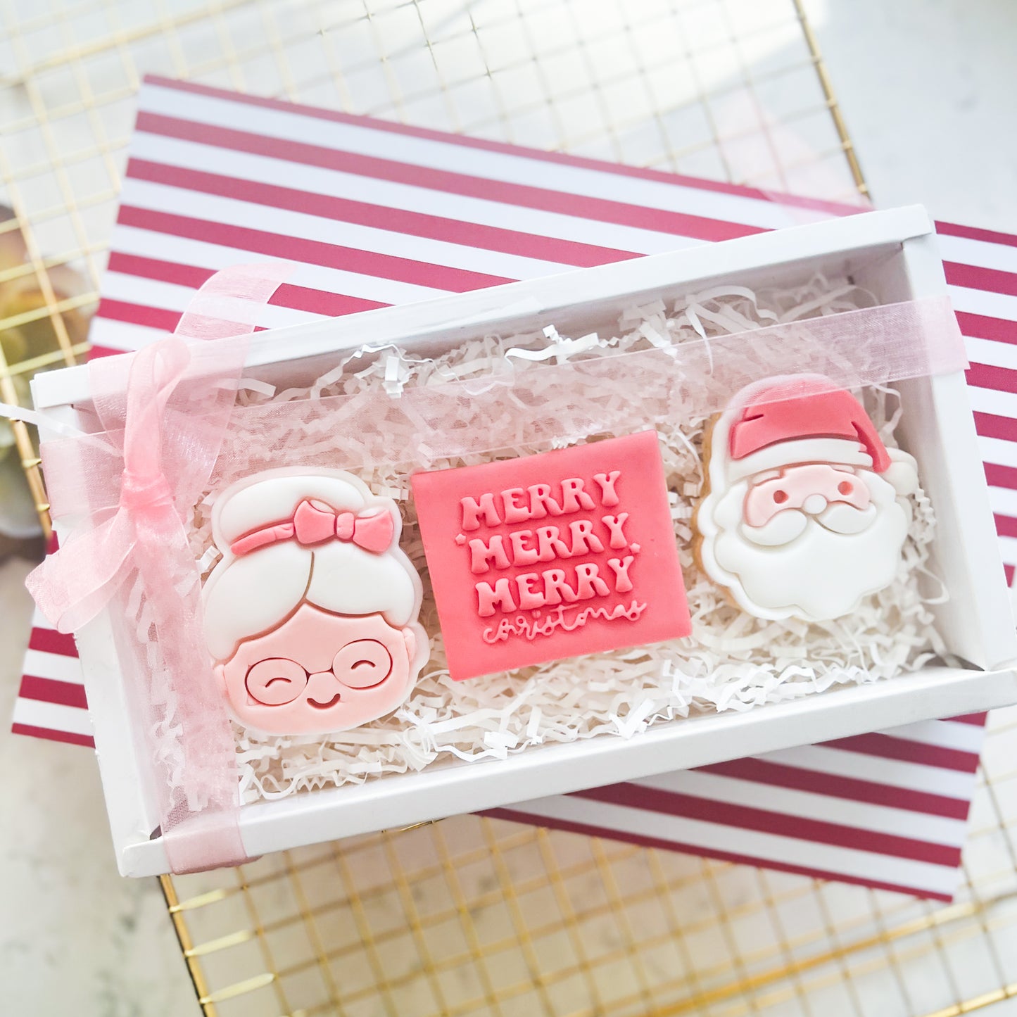 "Cute Santa" Cookie Cutter & Stamp
