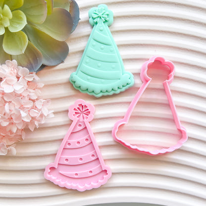 "Party Hat" - Cookie Cutter & Stamp